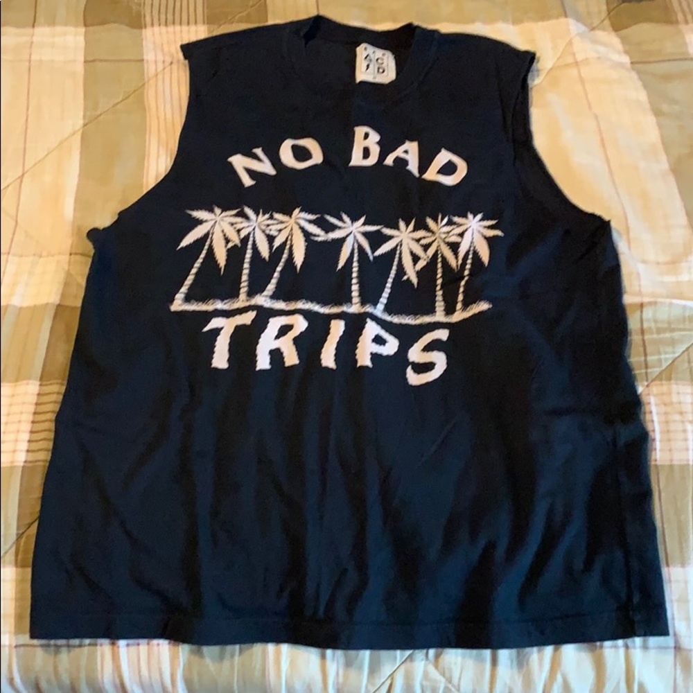 Medium “No Bad Trips” Sleeveless Tank Top